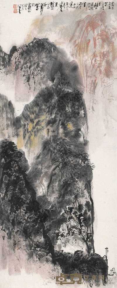 黄纯尧 三峡 立轴 72.3×29.7cm